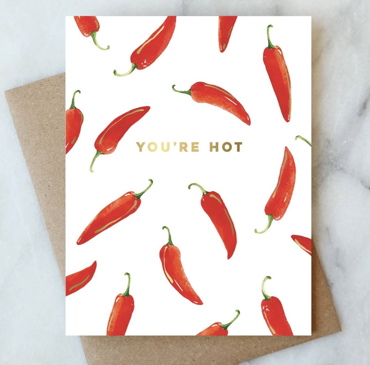 You're Hot Greeting Card